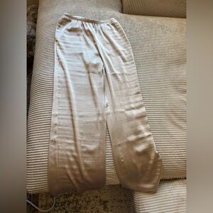 A New Day Cream Satin Skirt